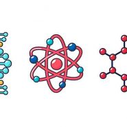 آیکون های مولکولی زیست و فیزیک
